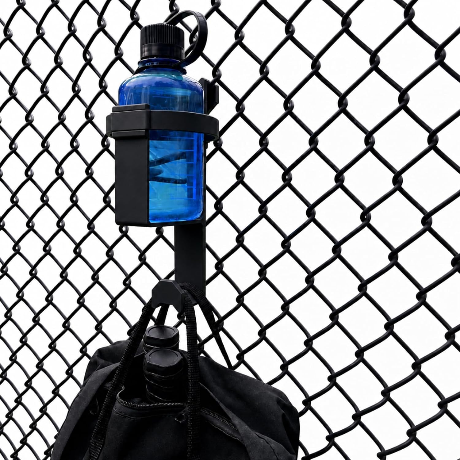 Chain Link Fence Hook for Sports Bag - Heavy-Duty Baseball Bag Hook for Fence Dugout Organizer for Pickleball Tennis - Hanging Water Bottle Glove Holder Pickleball Gear