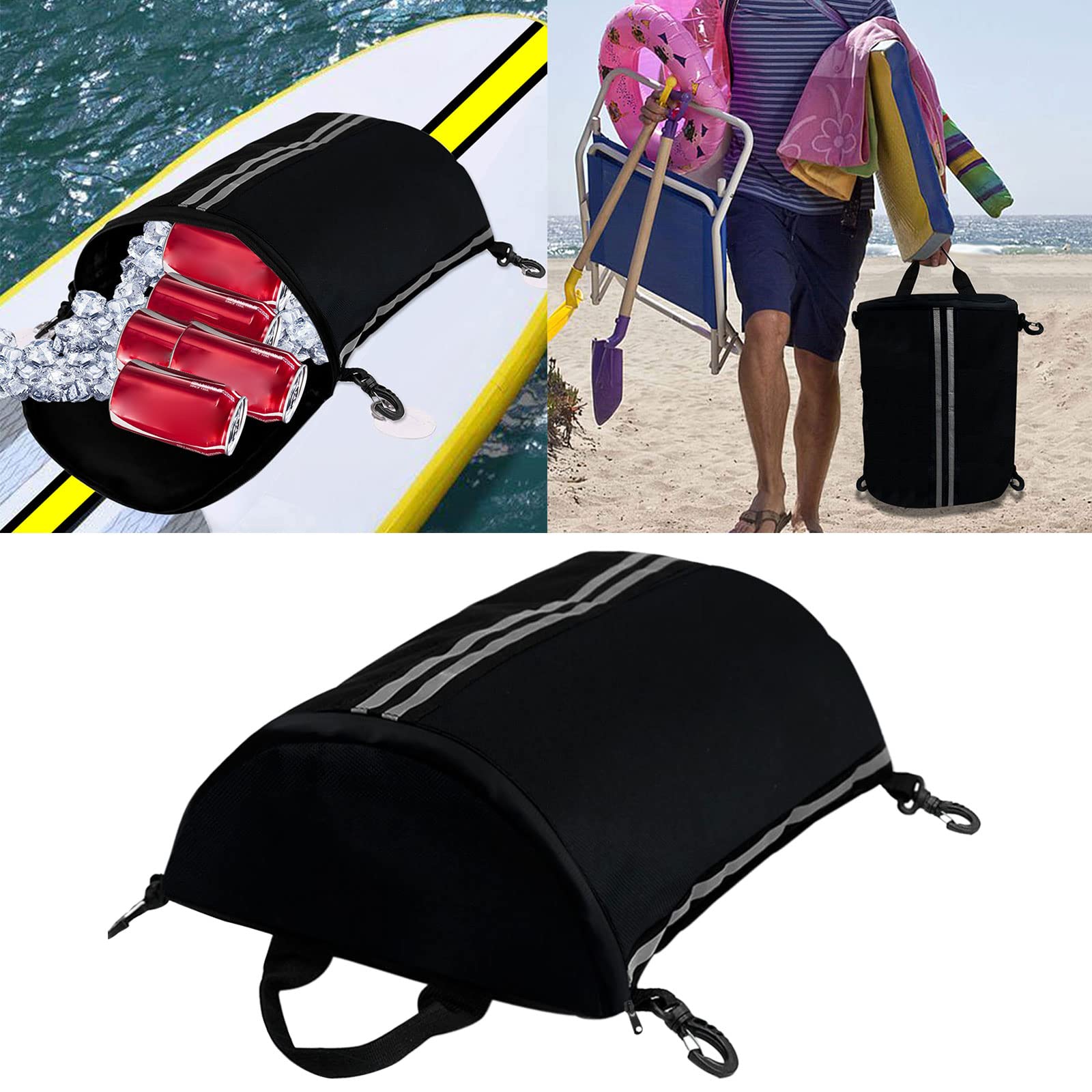 COOLHOOD Kayak Deck Bag Oxford Cloth Deck Canoe Kayak Dry Bag With Hooks For Surfing Water Sports