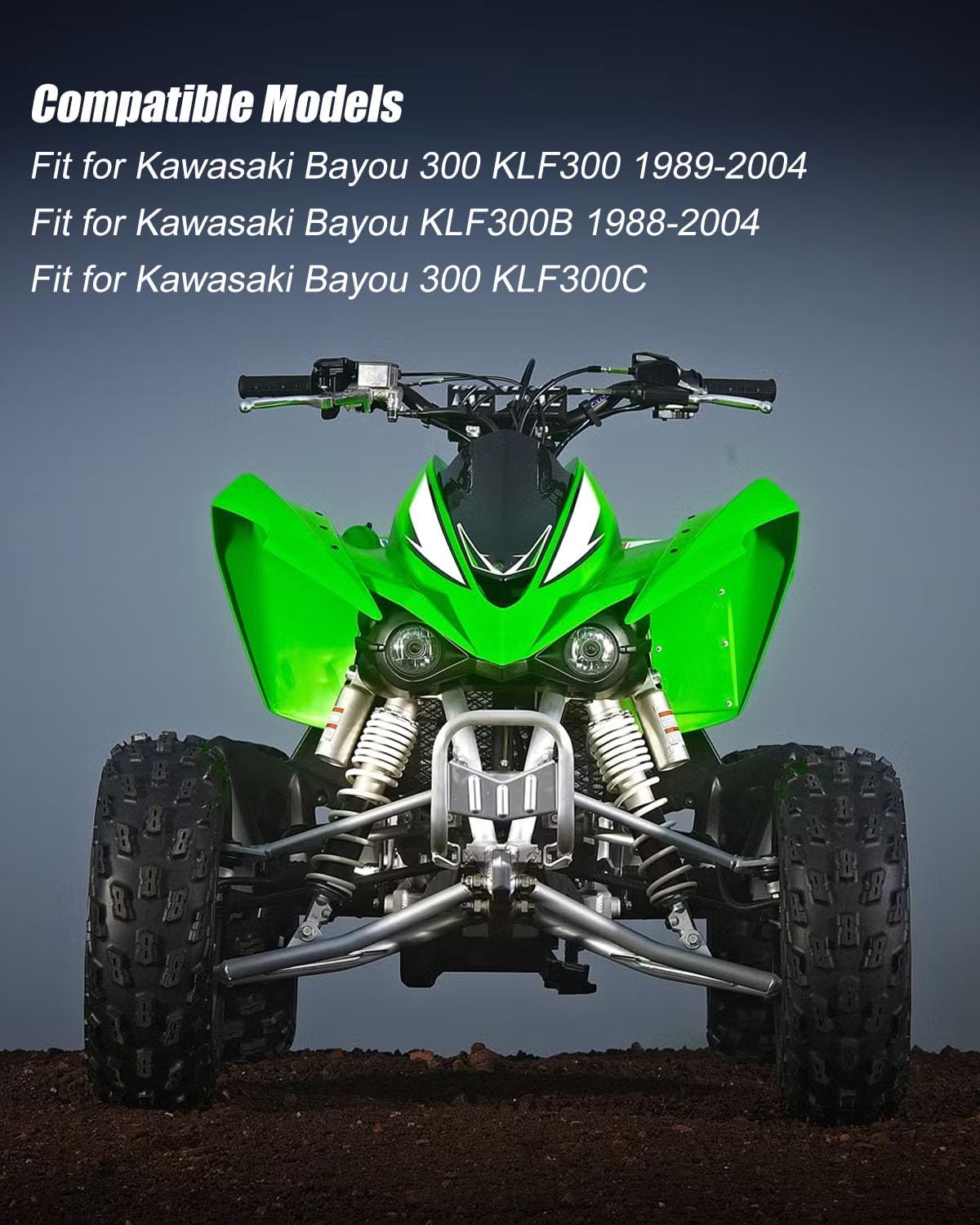 Ignition Coil Kit with Ignition Coil CDI Box Regulator Rectifier Starter solenoid relay Spark plug Fit for Kawasaki Bayou 1988-2004, Replace 21121-1049 21119-1369 21119-1241 21119-1302