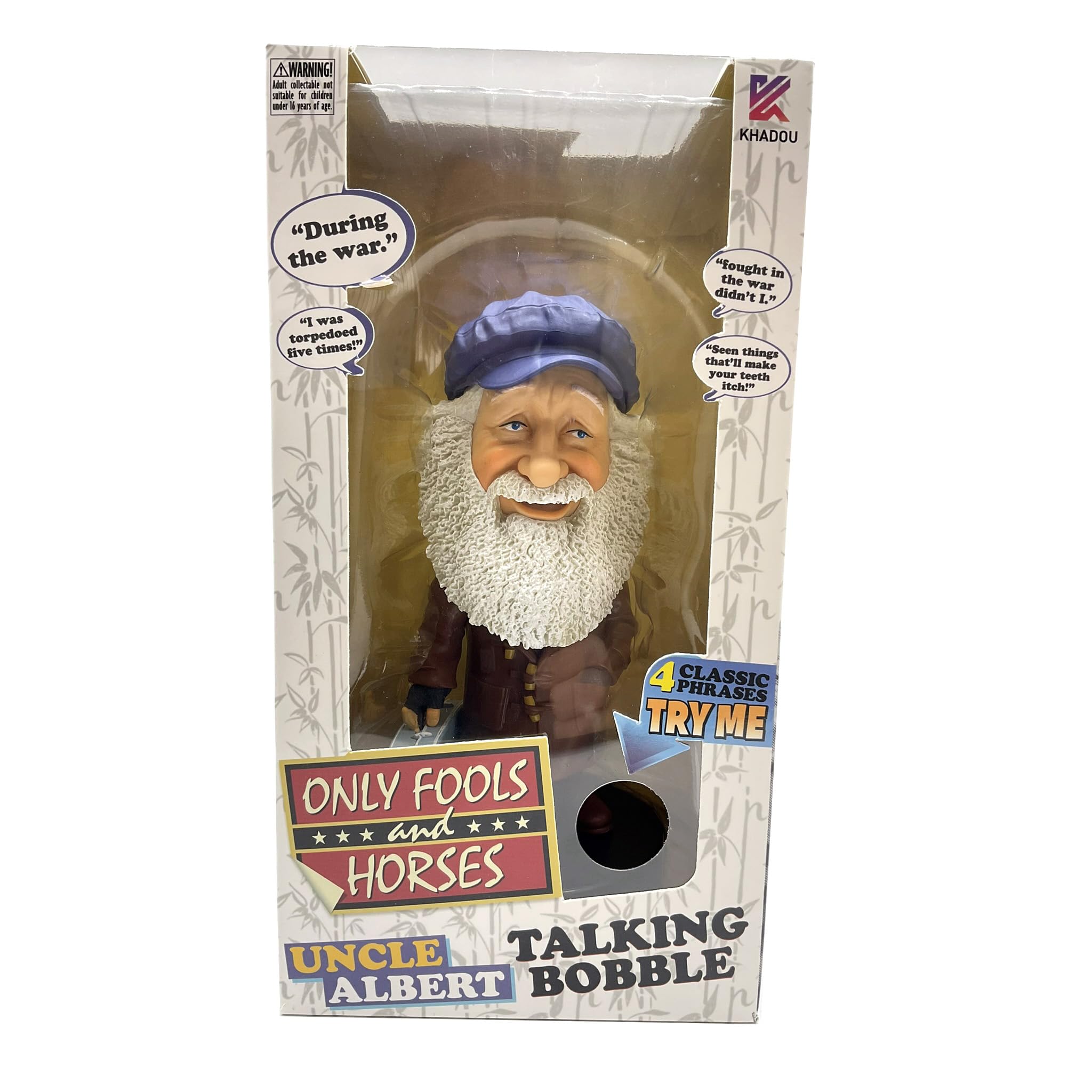 Khadou Multicolor Only Fools And Horses Talking Bobbleheads (Uncle Albert)