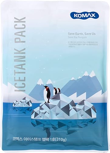 Miniatura 4 de Komax Paquetes de hielo de gel reutilizables para bolsas de almuerzo, juego de 6, diseño delgado, enfriamiento de 8 horas, sin BPA, aptas para