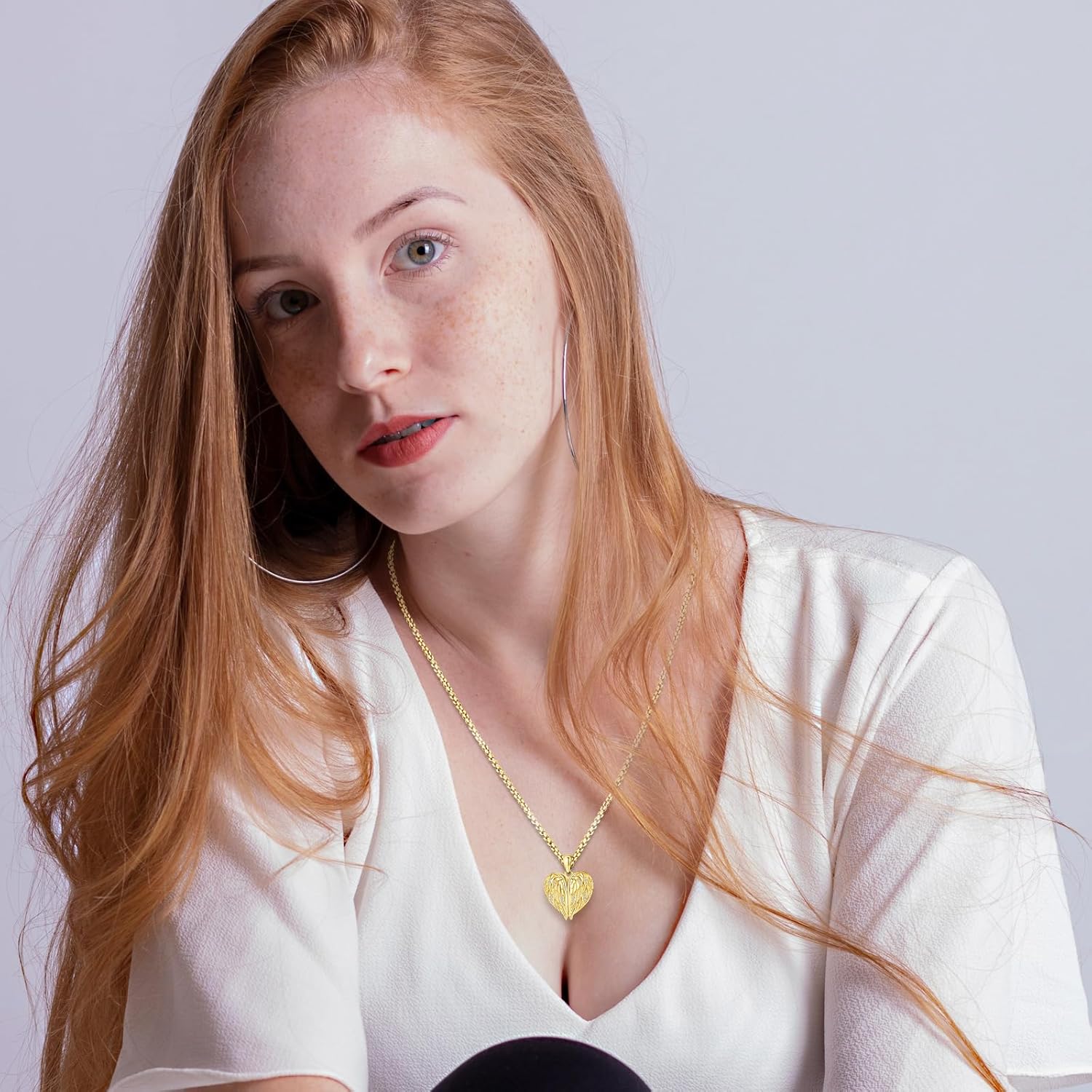 Angel Wings Necklace 925 Sterling Silver Guardian Angel Nurse RN Caduceus Pendant Charm Crystal Angel Jewelry Gifts for Women - Image 7