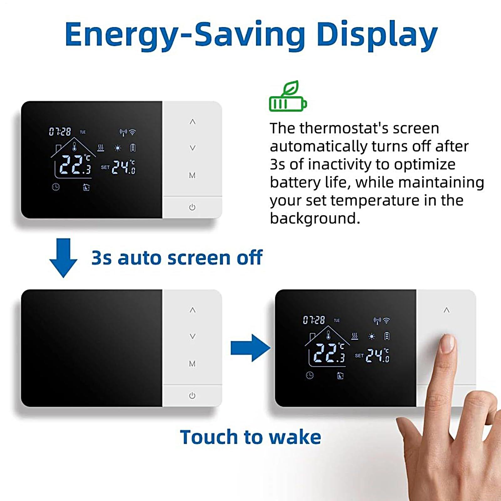 Inteligentne Termostaty Do Domu Termostat Grzewczy Z Wi-Fi I Sterowaniem