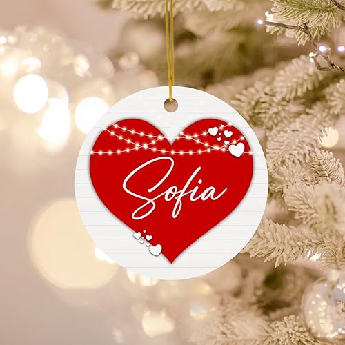 Vista 31 de BigTees Adorno de dinosaurio de Navidad 2023, adornos de Navidad personalizados, adornos de nombre de dinosaurio personalizados, decoración