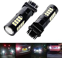 Vista 1 de SOCAL-LED LIGHTING 3156 3157 Bombillas LED Estroboscópicas de Luz de Reversa, 6000K Xenón Blanco Super Brillante Intermitente de Respaldo Luces