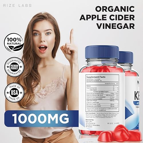Miniatura 5 de Las gomitas Nourish Wave Keto ACV apoyan la pérdida de peso avanzada, para una mejor digestión, resistencia y resistencia (60 gomitas)