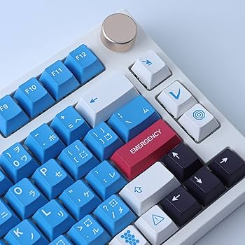 Amazon.co.jp: JOMKIZ PBT キーキャップ、134キー昇華型チェリー