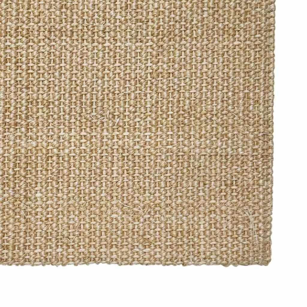 Tappeto in sisal, 80 x 350 cm, per albero tiragraffi, robusto tappetino antigraffio per mobili per gatti, tappetino antiscivolo in sisal per affilare gli artigli
