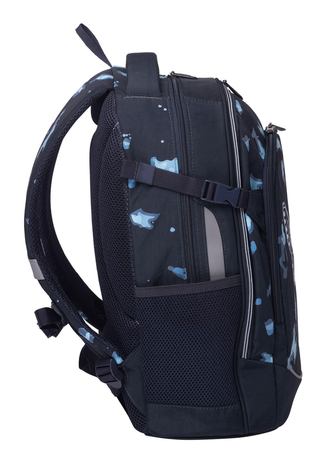 Walker mochila escolar con compartimento para portátil Fame 2.0 Backpack 28L Shadow Dancer azul marino
