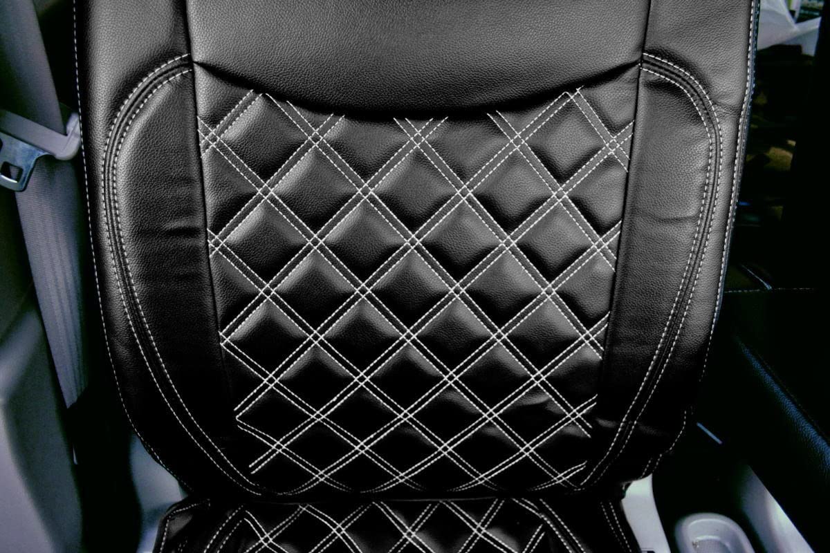 DA64Wエブリィワゴン/キルティングレザーシートカバーベージュ