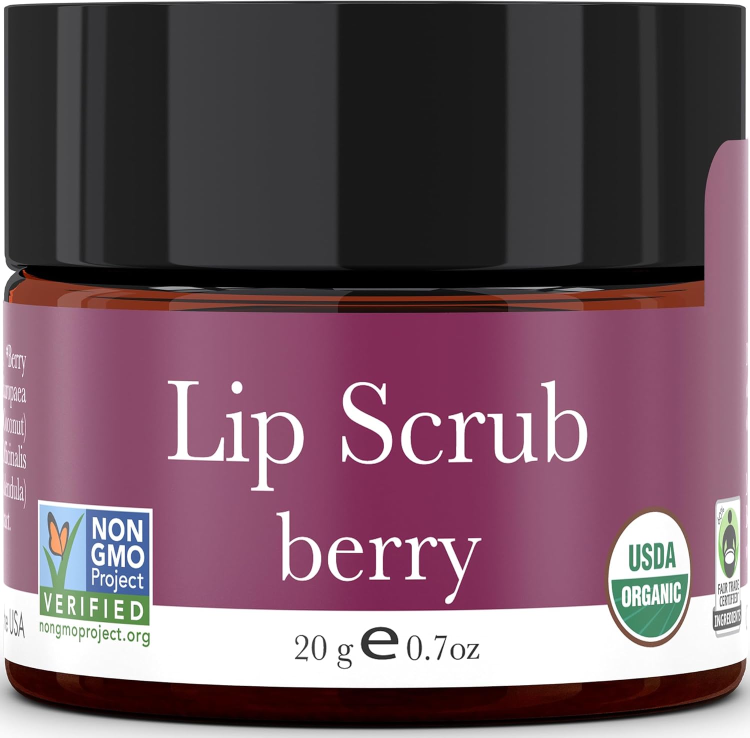 Organic Lip Scrub Berry Sugar Scrub, Lip Scrubs Exfoliator