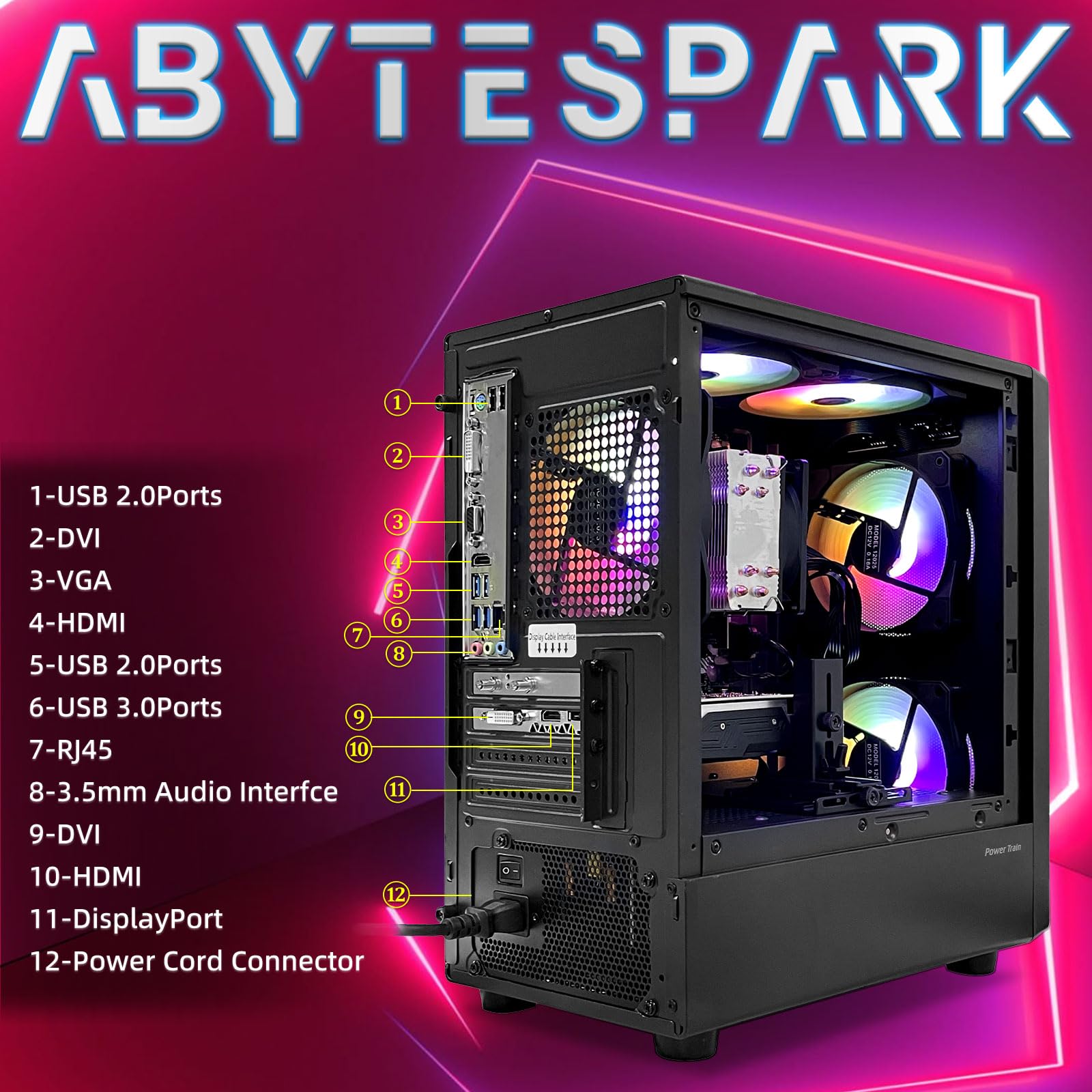 Amazon.com: Gaming PC Desktop Computer,Intel Core i7 Desktop