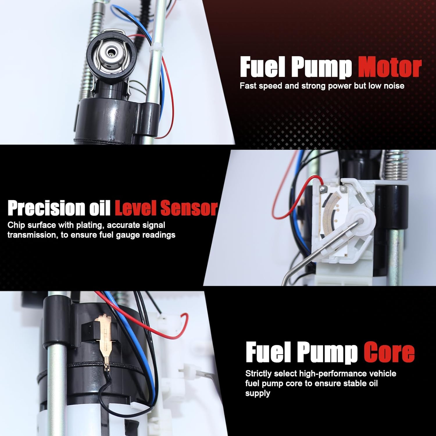 47-1041 Fuel Pump Assembly Compatible With 2006 Polaris Sportsman 500 EFI(with 6 BOLT Pattern!), Fits for Polaris Sportsman 500 EFI 2007 (6 Bolt Pattern) Replace OE# 22520437 47-1041