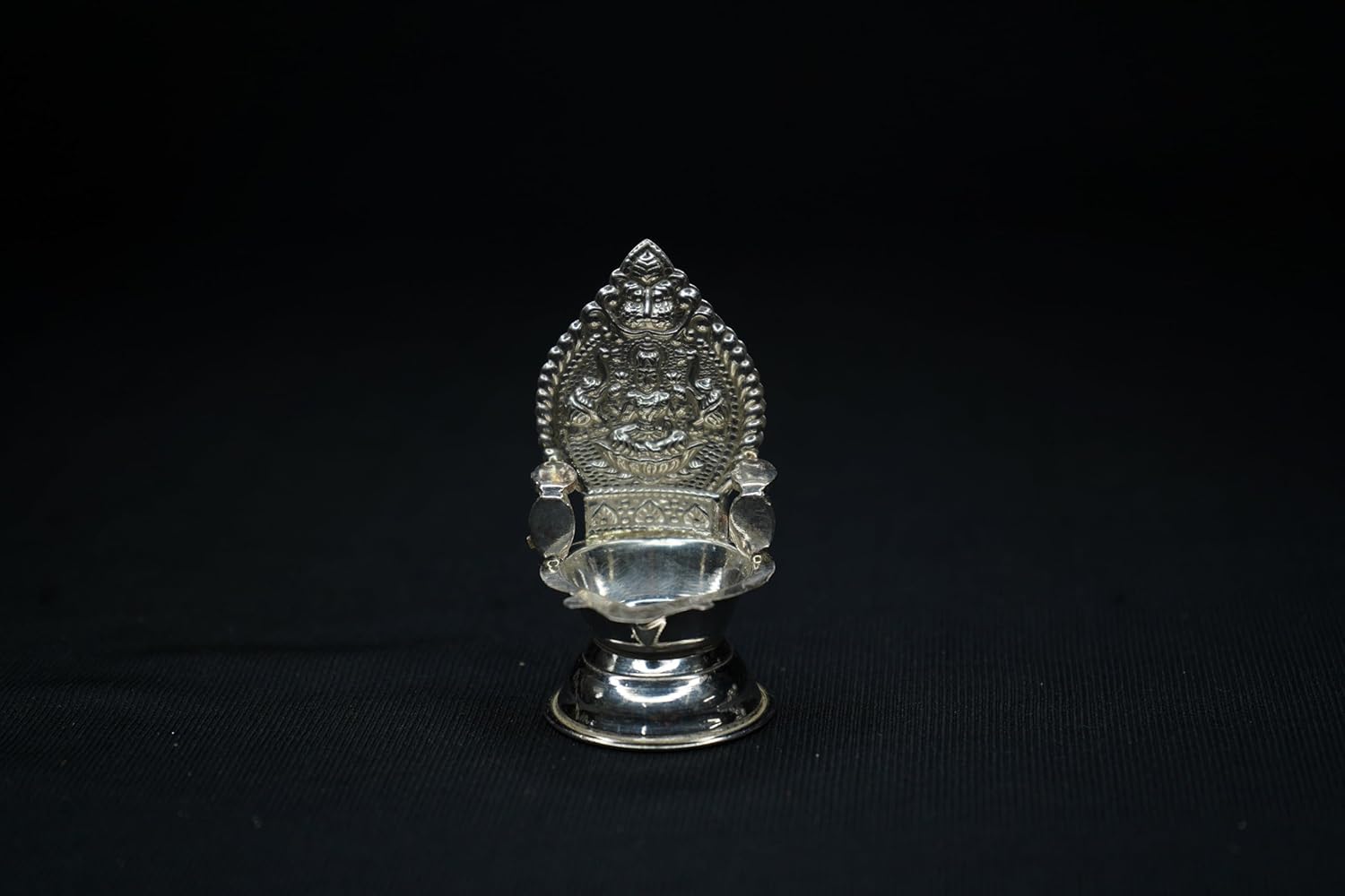 Pure Silver Gajalakshmi Diya 10g