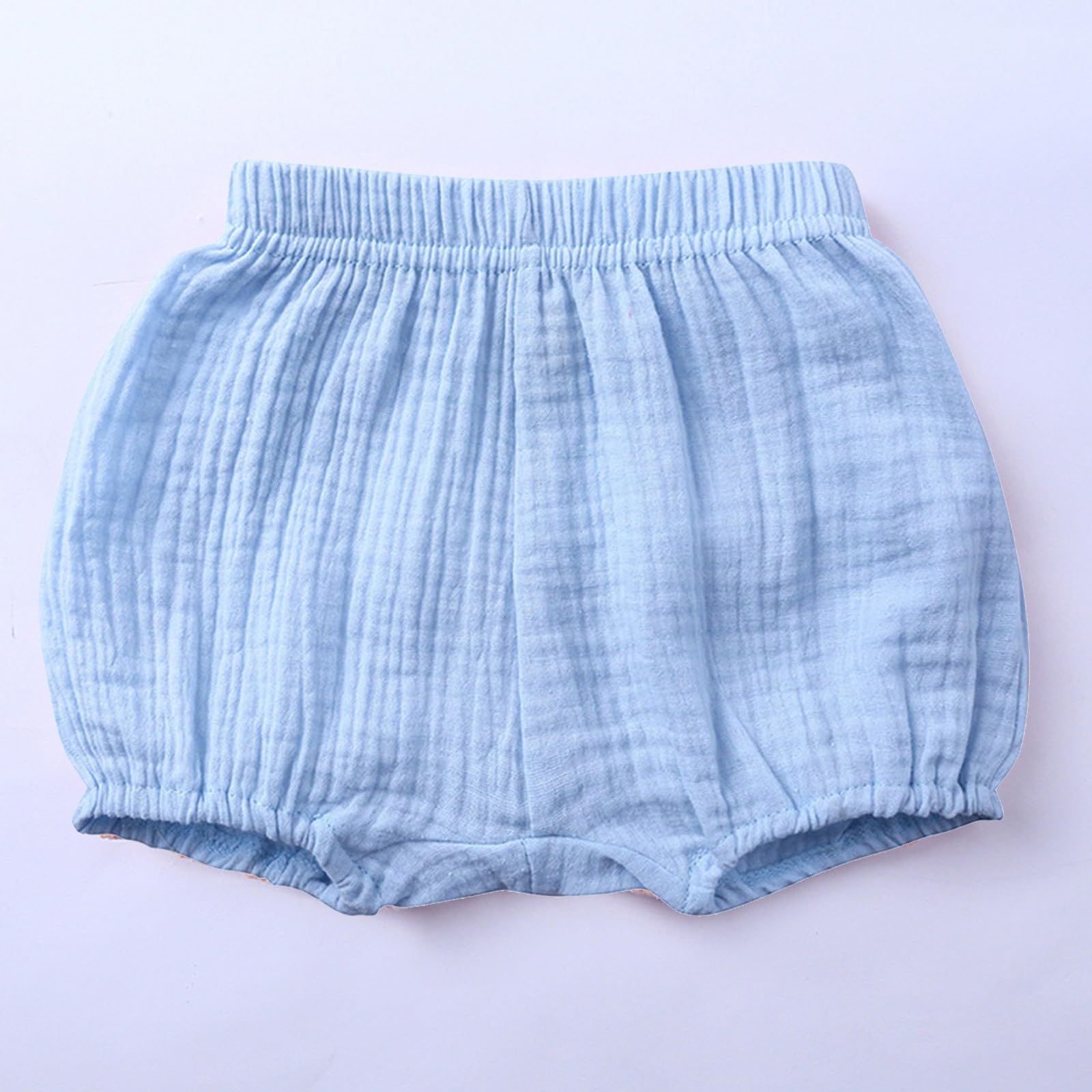 Generisch Baby Mädchen Jungen Bloomer Shorts Coton Lin Kinder Pumphose Sommer Kurz Pluderhosen Unterwäsche Neugeborenes Elastische Taille Pull-on Diaper Cover Trainerhosen
