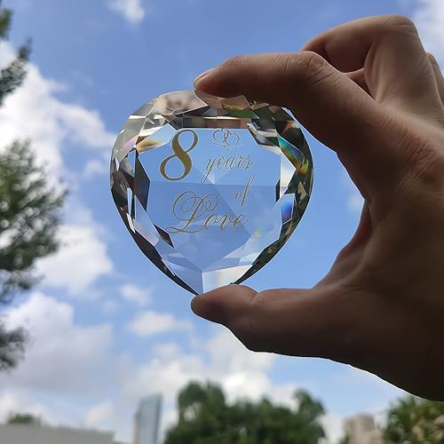 Miniatura 71 de Regalos de cristal de 30 aniversario para marido, esposa, novio o novia, lindo aniversario de boda, día de San Valentín, regalos románticos para 30