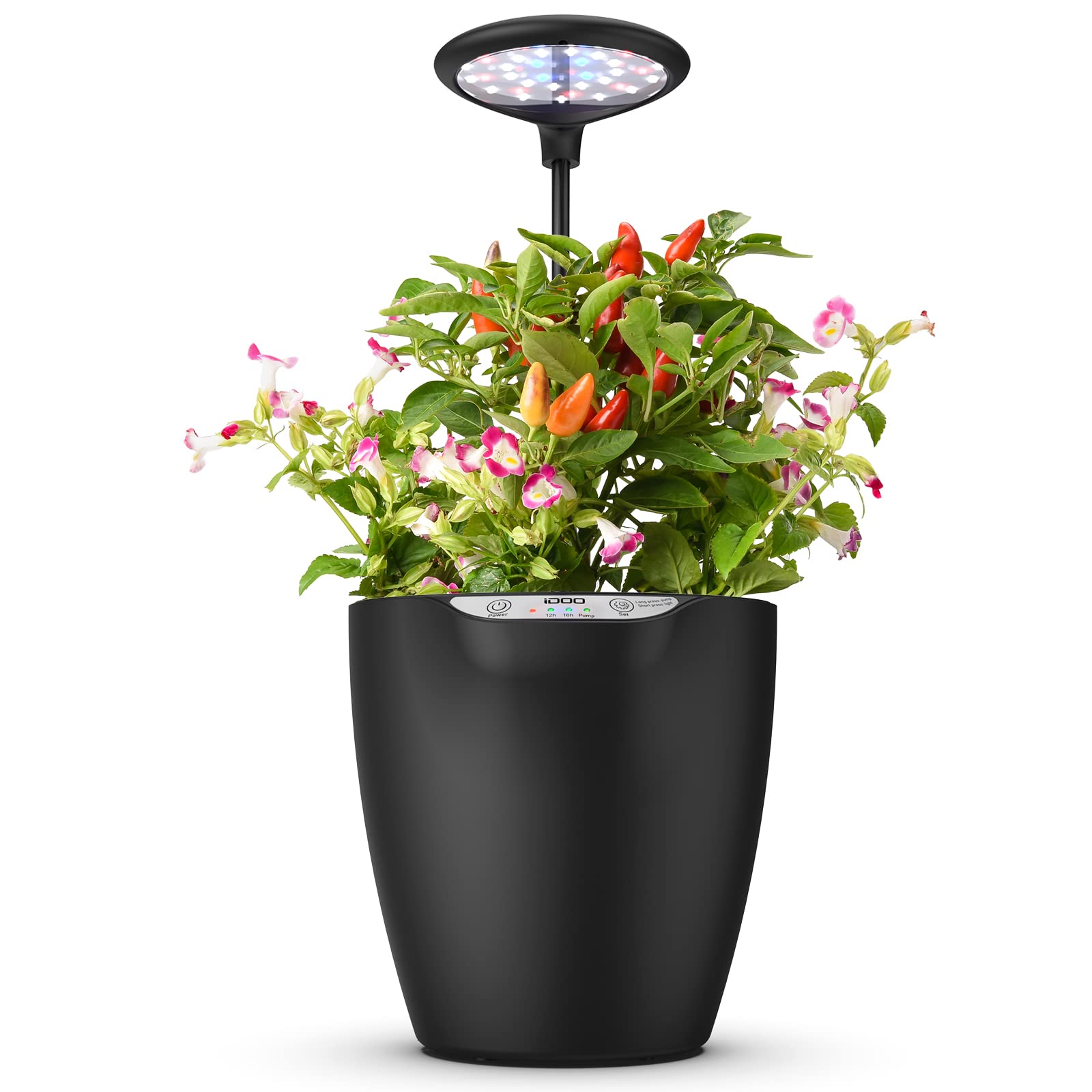 Buy iDOO 2in1 Hydroponics & Soil Growing System, 6 Pods Hydro Indoor Herb Garden Up to 13.8