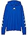 adidas Kids Overspray Logo Hooded Tee (Big Kid) - Main View