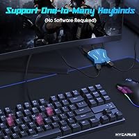 Vista 3 de Keyboard and Mouse Adapter Compatible with PS4, Xbox One, Xbox Series XS, N-Switch, Perfect for Games Such as FPS, TPS, RTS, etc.
