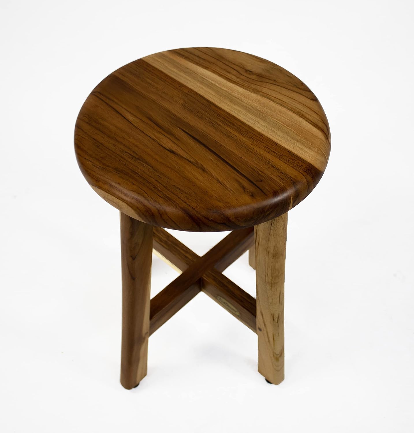 EcoDecors Shoji Teak Stool with Loveable Furniture Cleaner image 4