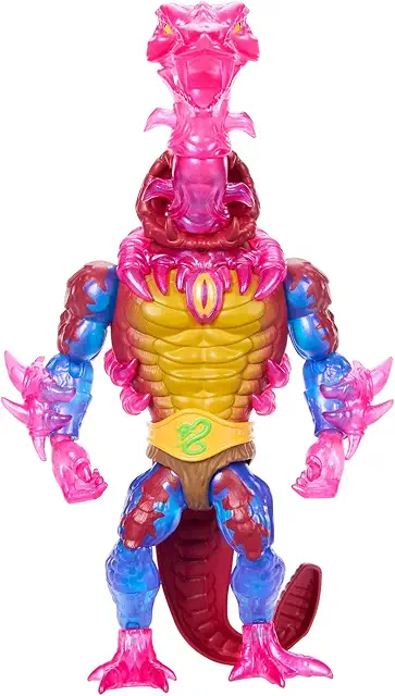 Masters of the Universe Turtles of Grayskull Rattlor Actionfigur, TMNT MOTU Crossover