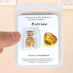 Cristal polido citrino, pedras preciosas para exibição e joias de ioga, criando um espaço calmante e presentes atenciosos 8