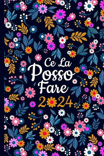 Agenda Settimanale 2024: La settimana su una doppia | da gennaio a Dicembre | Formato Piccola (A5)