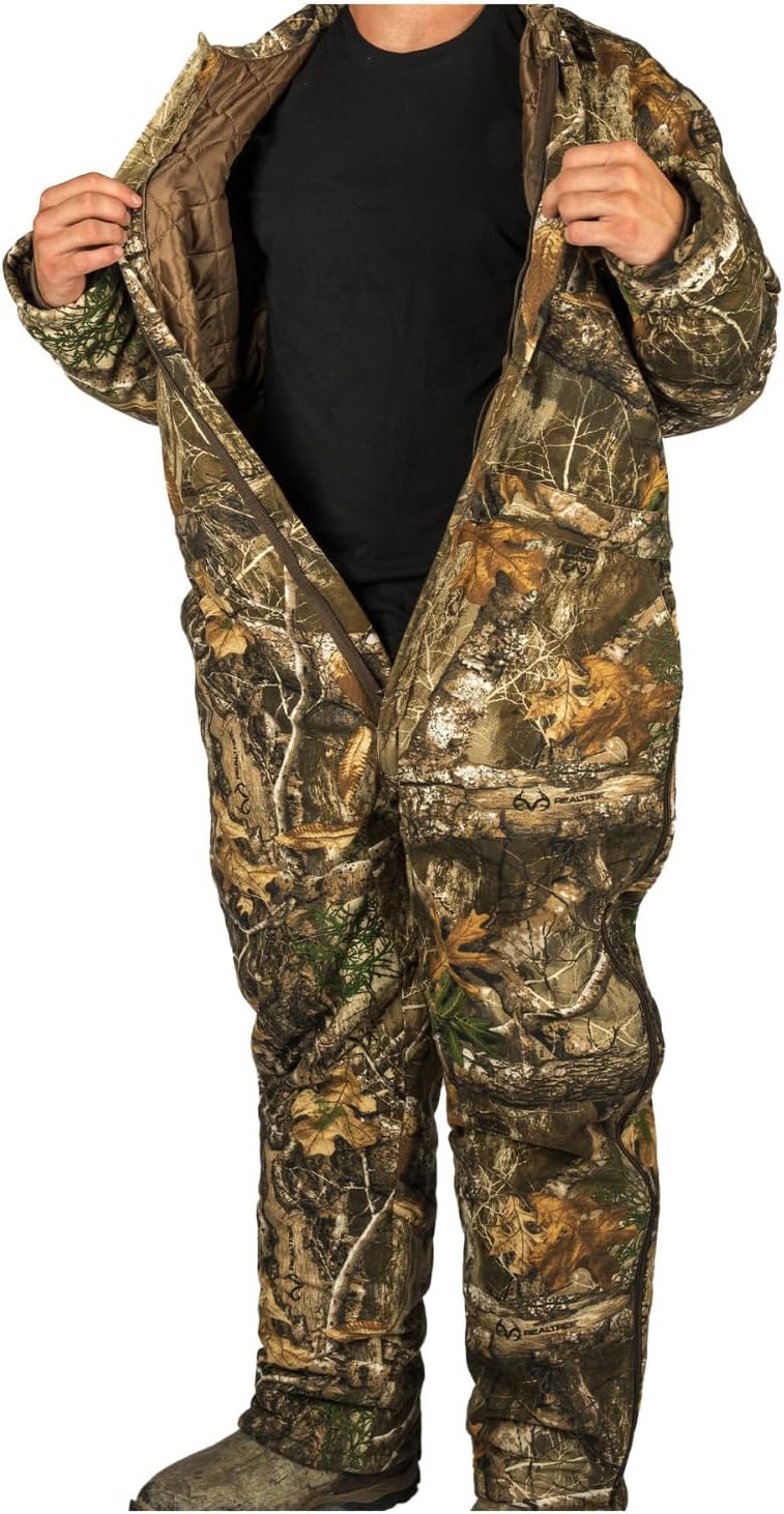 HOT SHOT Men’s Insulated Twill Camo Hunting Coverall – Insulated Coveralls for Men Cold Weather, One-Piece Full Body Coverage - Image 4