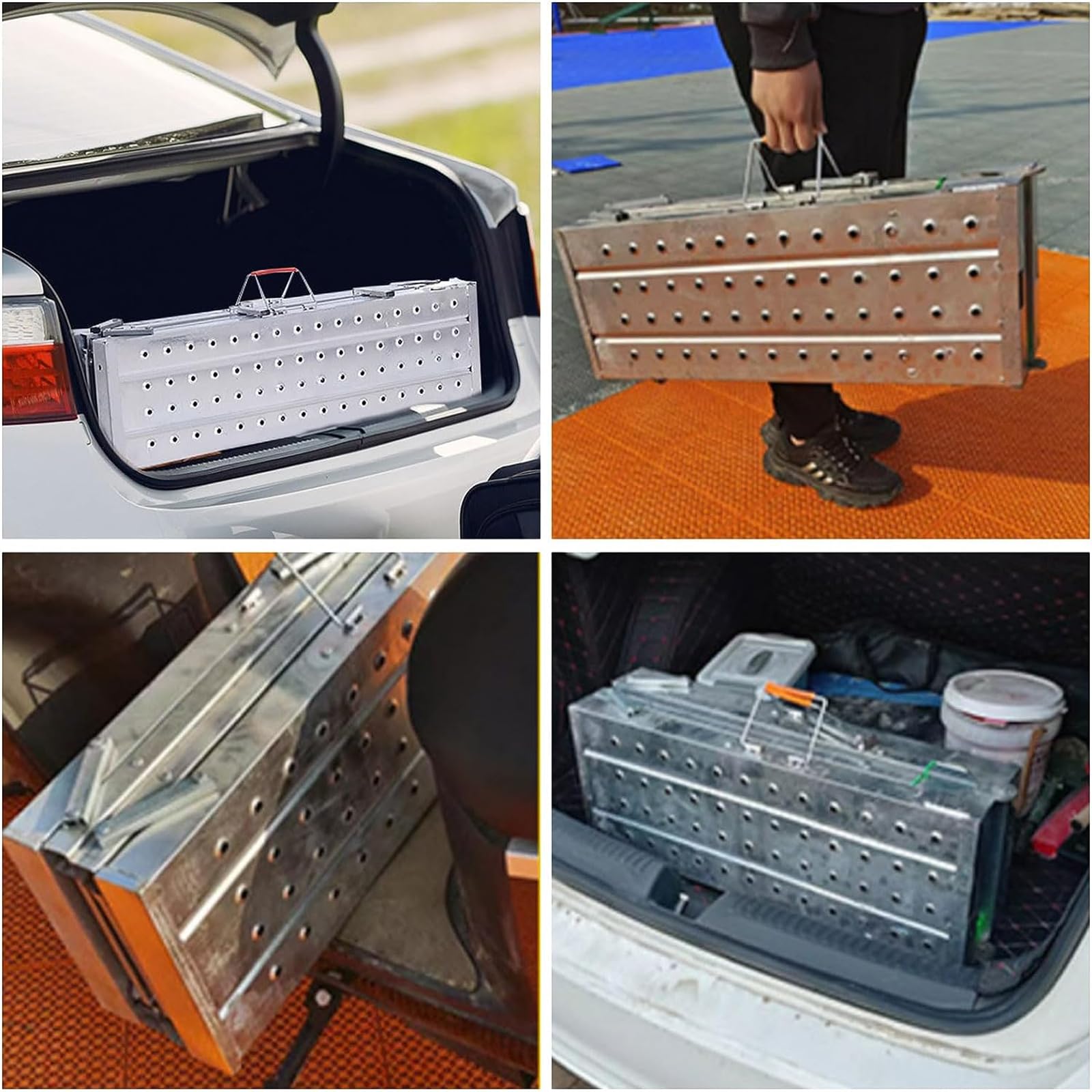 Equipo de andamio Plegable portátil, Escalera de Plataforma de Trabajo de Altura Ajustable, Banco Resistente para decoración de Techo, Limpieza, construcción