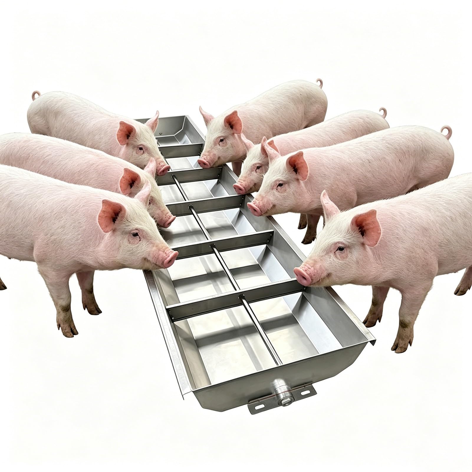 Mangeoire pour porcs anti-gaspillage : finissez-en avec les rivalités au nourrissage