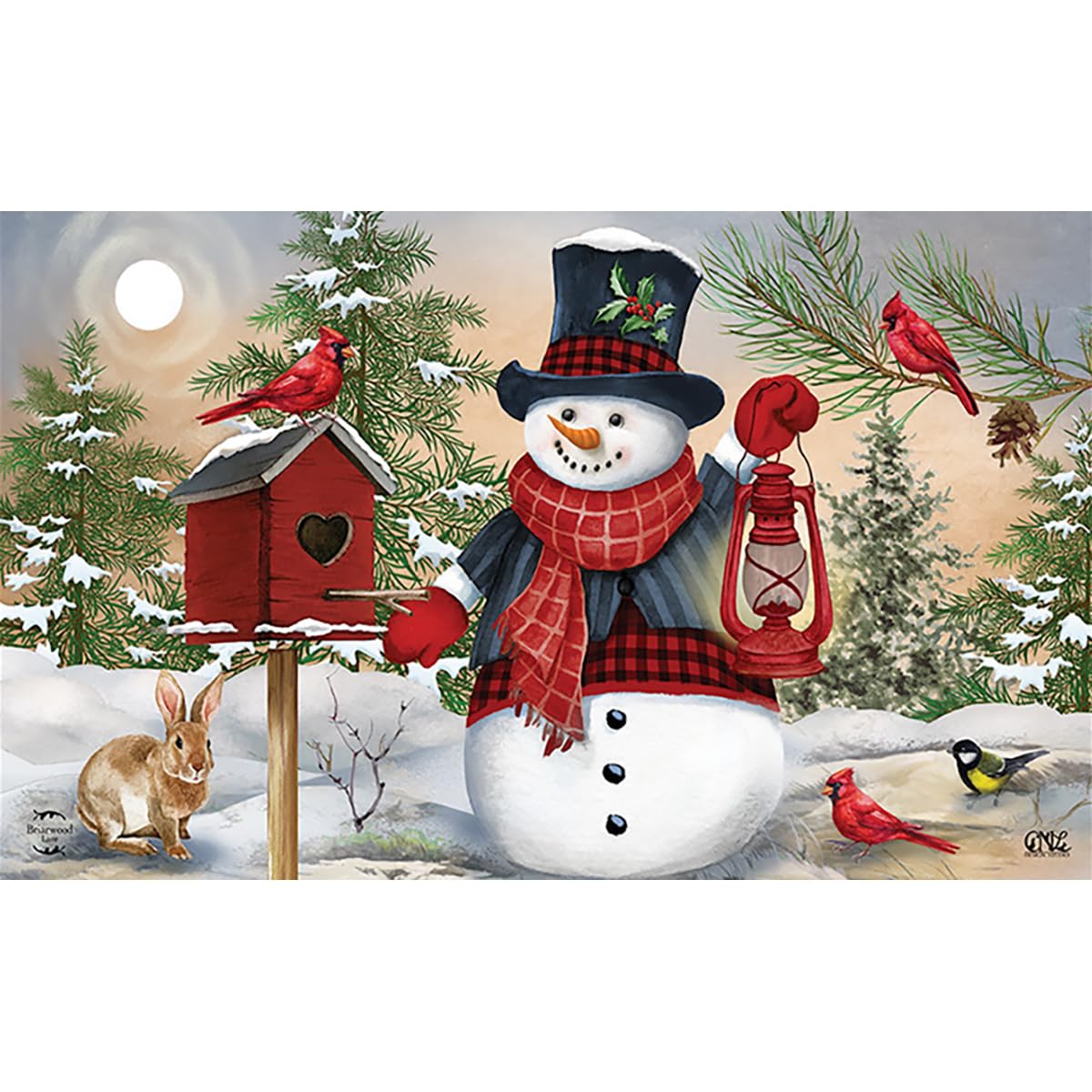 Briarwood Lane Snowman Doormat - Winter Decor -7 Briarwood Lane Snowman Doormat - Winter Decor -7