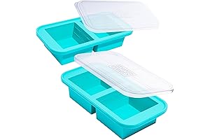 Souper Cube - 2 Cup Silicone Freezer Molds With Lids