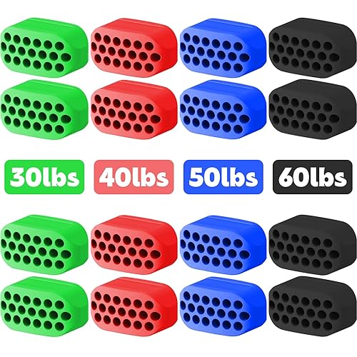 Miniatura 2 de 16 ejercitadores de mandíbula para hombres y mujeres, 4 niveles de resistencia, ejercitador de línea de mandíbula de silicona, fortalecedor de