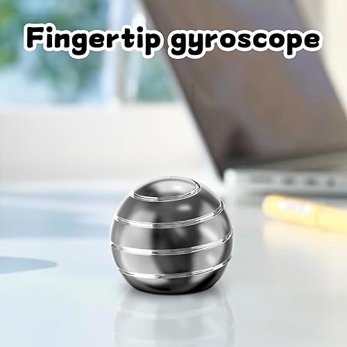 Miniatura 6 de Kryfa Juguetes giratorios cinéticos, juguetes de escritorio para la oficina para adultos, juguetes antiestrés geniales y artilugios, juguete