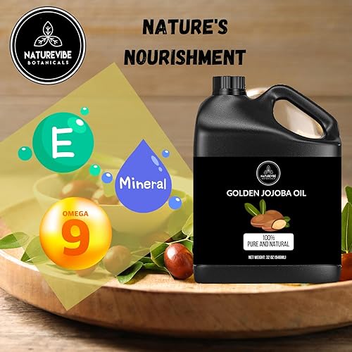 Miniatura 8 de Naturevibe Botanicals Agua de rosas premium 32oz y aceite de jojoba dorado 32oz  Combo de aceite