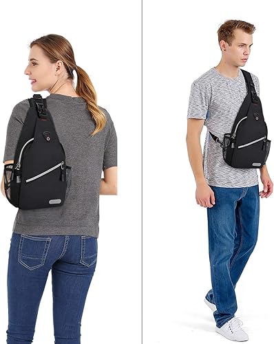 Miniatura 5 de MOSISO - Minimochila bandolera, pequeña mochila de senderismo para viajes al aire libre, bolsa de deporte de estilo informal