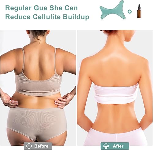 Miniatura 5 de Herramienta de masaje Gua Sha, herramienta de masaje de raspado de guasha más grande de cerámica para masaje de espalda, cuello, cara, piernas,