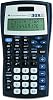 Calculadora Científica Texas Instruments TI-30X IIS de 2 Líneas, Negro con Acentos Azules (2, Negro) 1
