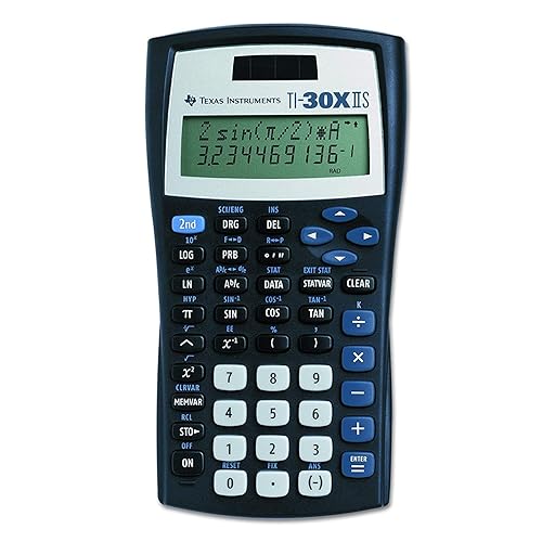 Calculadora científica Texas Instruments TI-30 X IIS 2-Linea, Negro
