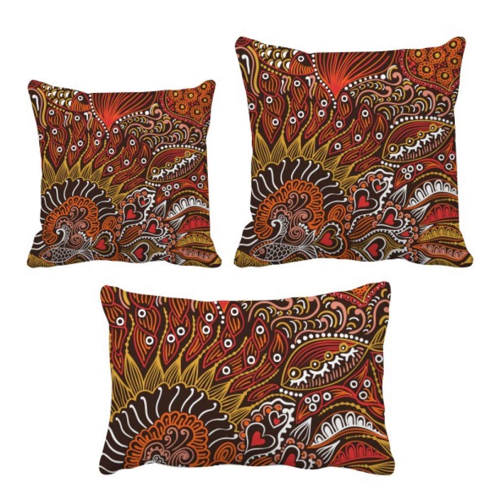 Housse de coussin poisson rouge pour embellir votre salon chic