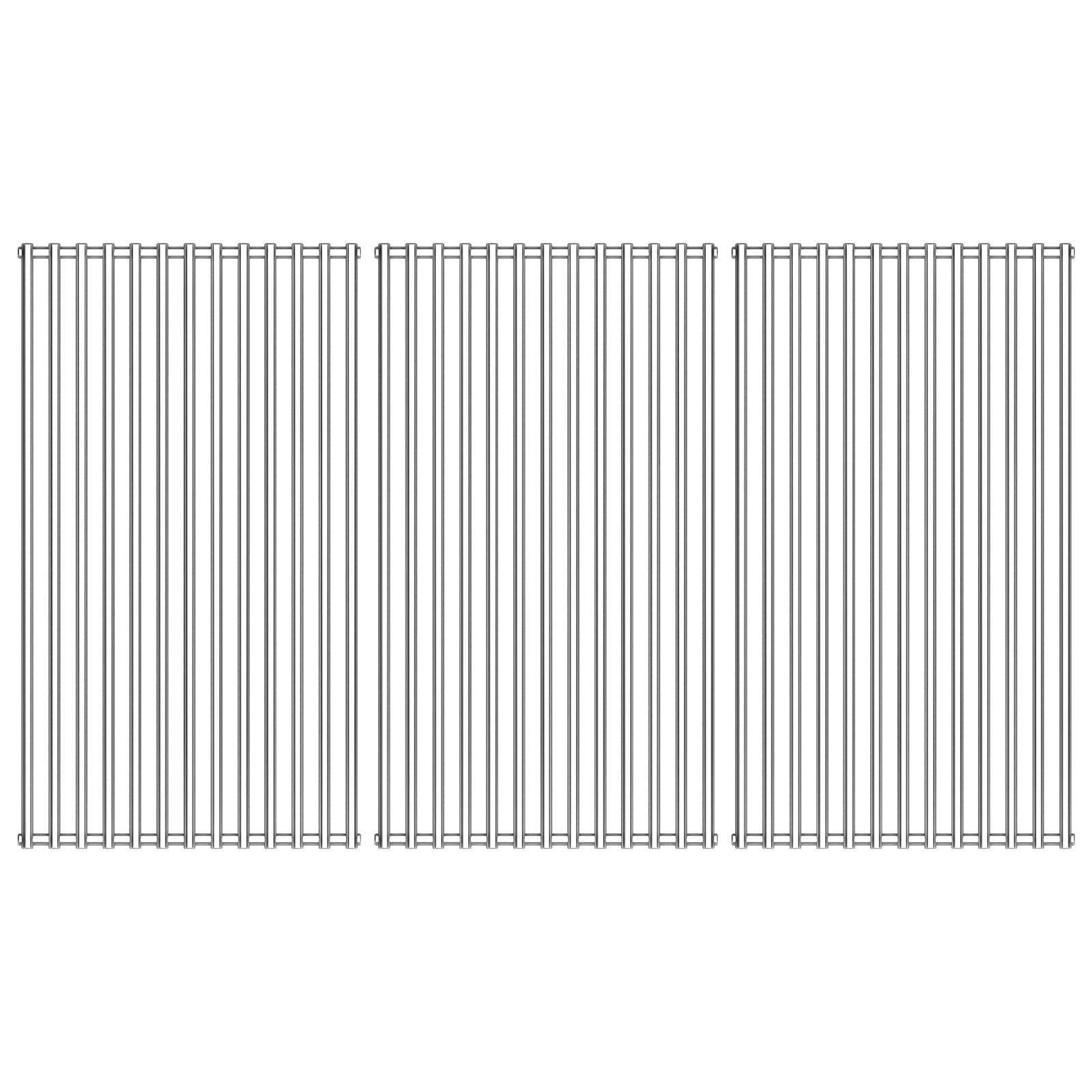 GFTIME 41.5 x 23.5cm Stainless Steel Cooking Grate for Burnhard Big FRED Gasgrill Barbecue, 3 PACK