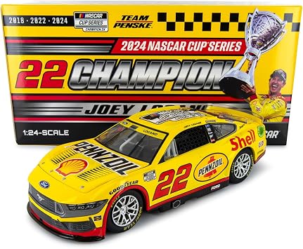 Joey Logano 2024 NASCAR Cup Series Championship Standard ARC Diecast Car 124 Scale