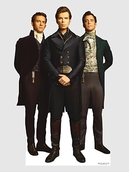 Bridgerton Brothers Cardboard Cutout Standee Life-Size Party Decoration, Photo Booth Prop & Fan Gift Officially Licensed