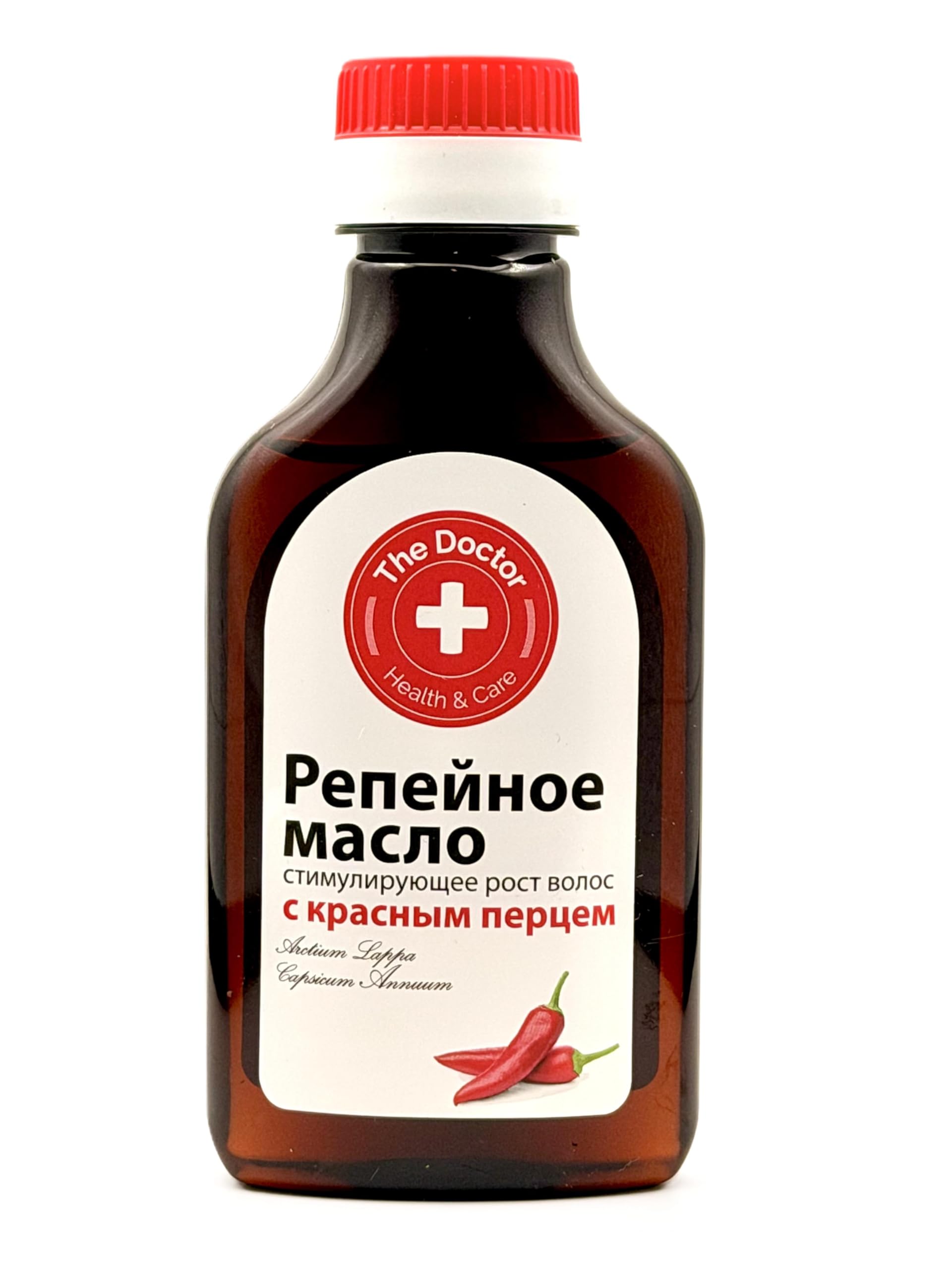 BURDOCK OIL With Red Pepper Natural Stimulates Hair Growth Strengthening 100ml.