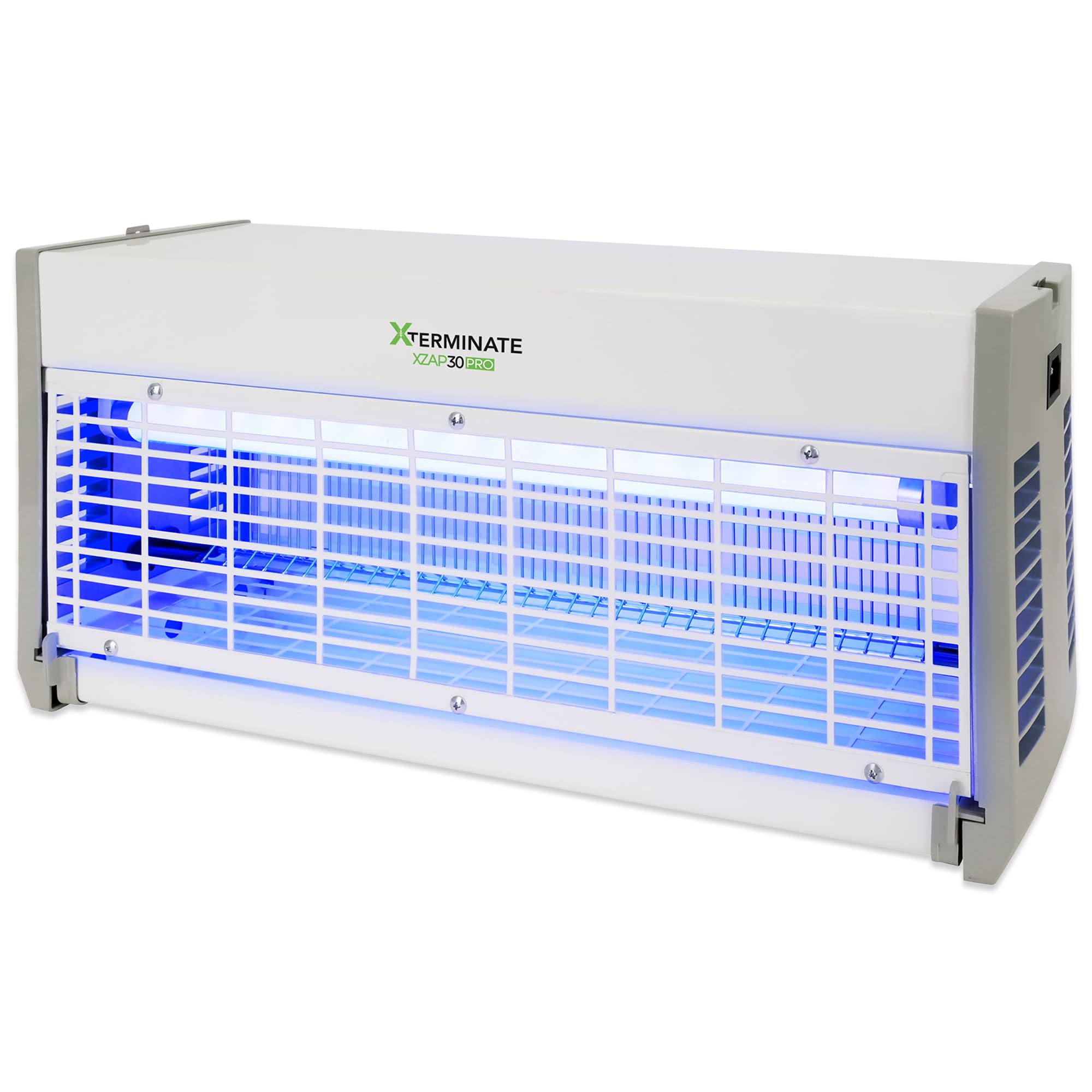 Xterminate UV LED Wall Mounted Fly Zapper Killer Unit Electric for Capturing Flies, Mosquitoes, Moths and Flying Insects, Professional for Restaurants, Kitchens, Schools, Cafes
