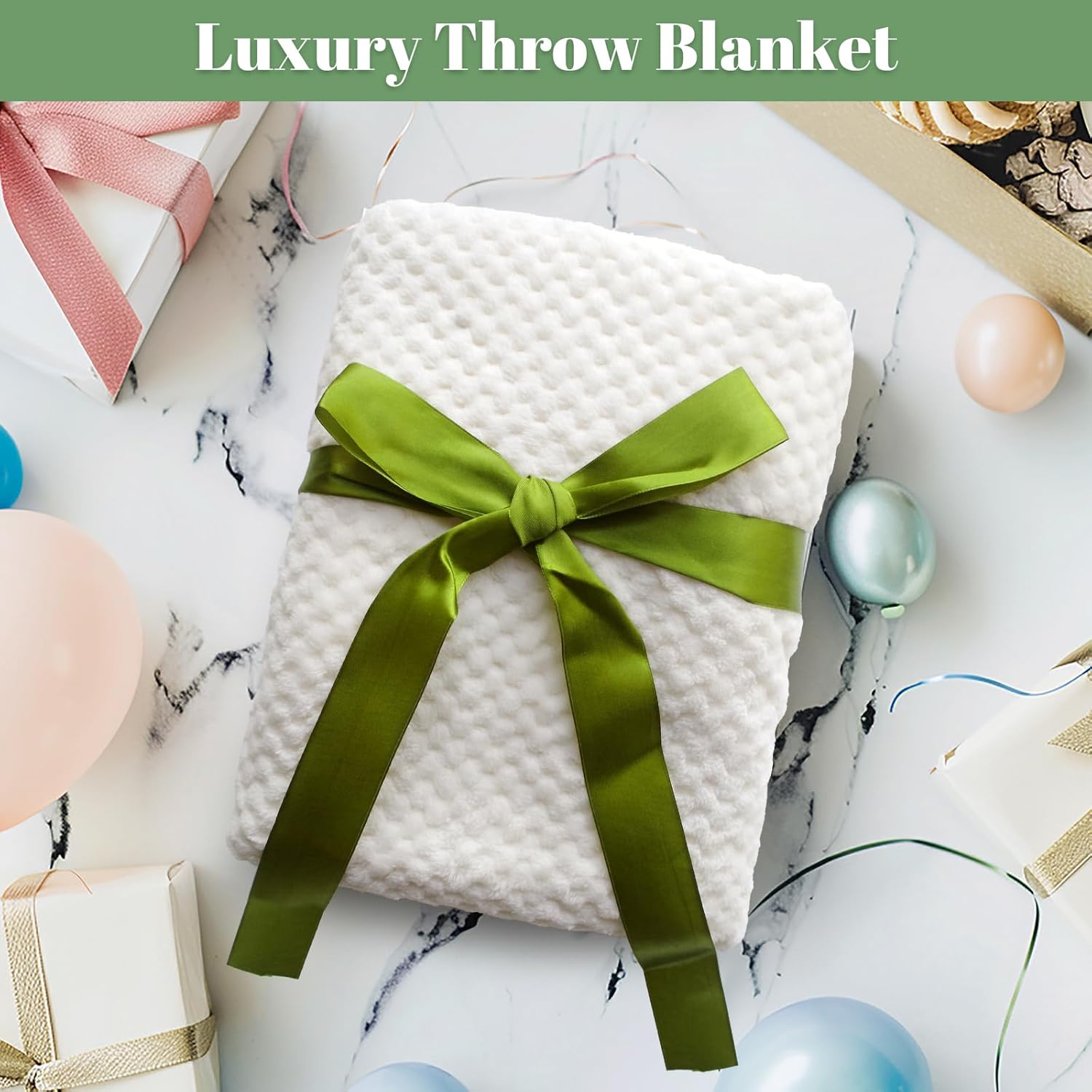 Birthday Gifts Basket for Women, Get Well Soon Package, Blanket Self Care Gifts,Relaxing Care Package,Happy Birthday Gifts for Her, Mom, Sister, Wife, Girlfriend, Friendship - Image 4