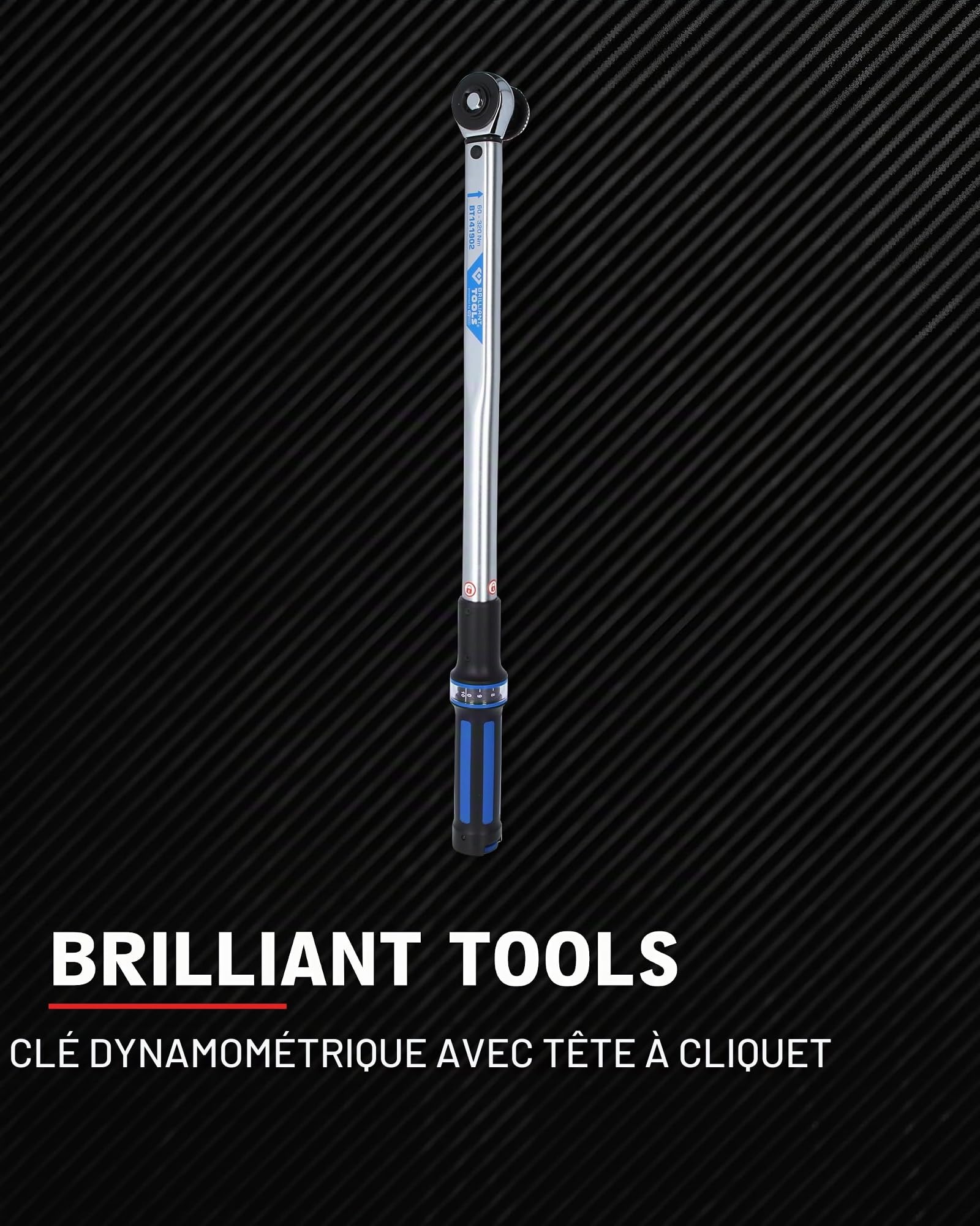 BRILLIANT TOOLS BT141902 1/2" Clés dynamométriques ®, 60 - 320 Nm [Powered by KS TOOLS]
