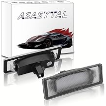 LED Number License Plate Lights, Error Free Rear Number Plate Lamps Assembly Replacement, SMDS LED 6000K Bright White Compatible with Kia Sportage Cadenza Premium K2/K3/K5 Soul etc.,2 Pcs