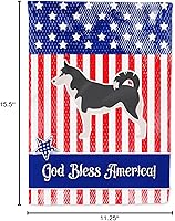 Vista 706 de Caroline's Treasures BB4243GF Bandera de jardín con texto en inglés «Merry Christmas» con texto en inglés «Merry Christmas», bandera decorativa