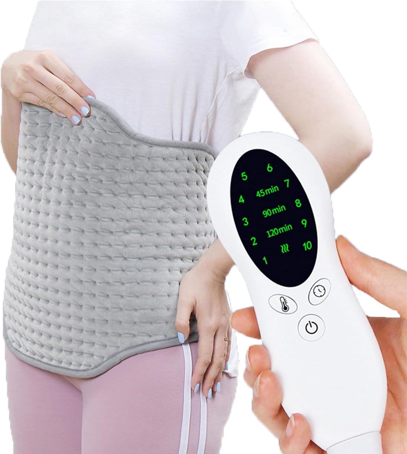 Electric Heating Waist Pad, 10 Temperature Settings Auto Shut Off